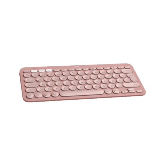 LOGITECH K380S, Pebble Keys 2,  Rose, 920-011861, Bluetooth, Türkçe, Q, Multimedya, Mini Klavye