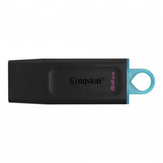 KINGSTON DTX/64GB USB 3.2 Data Traveler Exodia  Gen 1 Flash Disk (Siyah - Turkuaz)