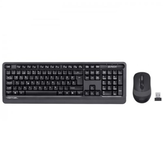 A4 TECH FG1010 Gri FSTYLER Türkçe (F) 2,4Ghz  Kablosuz Klavye Mouse Set