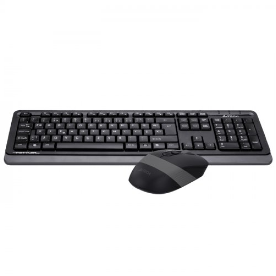 A4 TECH FG1010 Gri FSTYLER Türkçe (F) 2,4Ghz  Kablosuz Klavye Mouse Set