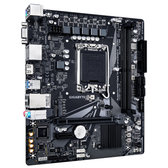 GIGABYTE H610M S2H V2 rev.1.0, 5600MHz, 2xDDR5, M.2, D-SUB, 2xDP, HDMI, 12-13-14.Nesil, LGA1700 Soket, Anakart