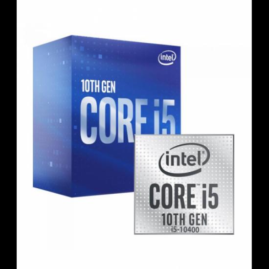 INTEL i5-10400 6 Core, 2.9Ghz, 12Mb, 65W, LGA1200, 10.Nesil, BOX, (Grafik Kart VAR, Fan VAR)