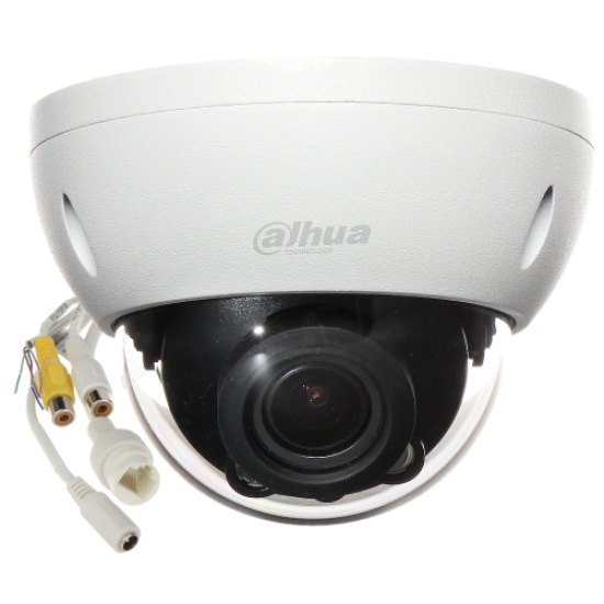 DAHUA IPC-HDBW3541R-ZAS,  5Mpix, 2,7-13,5mm Lens,  H265+, SD Kart, Starlight, 40Mt. Gece Görüş, Dahili Mikrofon, IP67, IK10, Dome IP Kamera