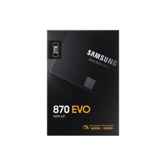 SAMSUNG MZ-77E2T0BW 870 EVO 2TB 560/530, 2,5’’ SATA SSD