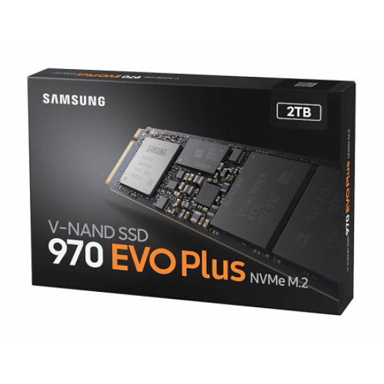 SAMSUNG MZ-V7S2T0BW 970 EVO PLUS 2TB 3500/3300 Gen3, NVMe PCIe M.2 2280, SSD