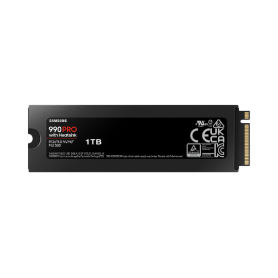 SAMSUNG MZ-V9P1T0CW, 990 PRO, 1TB, 7450/6900, Gen4, NVMe PCIe M.2, SSD (Soğutuculu)