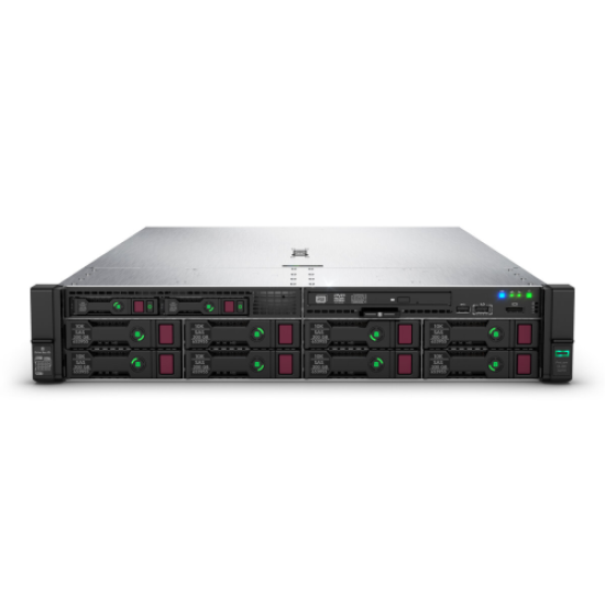 HP P19720-B21, DL380, GEN10, Intel Xeon Silver 4210R, 32Gb RDIMM Ram, Disk Yok, 8SFF, 2x800W Power, 2U RACK, SERVER