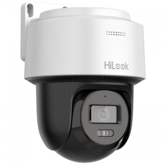 HILOOK PTZ-N2C400M-DE, 4Mpix, 2,8mm Lens, H265+, ColorVu, 30Mt Gece Görüşü, IP66, Dahili Mikrofon, PoE, Speed Dome, PTZ IP Kamera (Ayak Dahil)