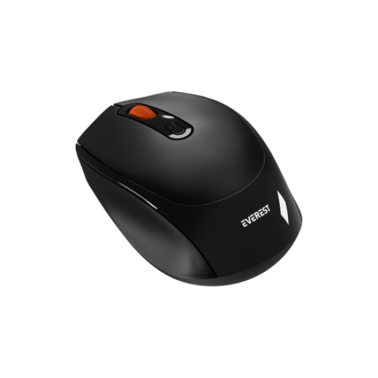 EVEREST SMW-87, USB Nano 2,4G Kablosuz, 1600dpi, Optik, 4 Tuşlu, Siyah Mouse