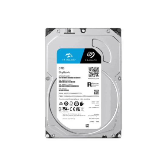 SEAGATE SKYHAWK, ST6000VX009, 3.5’’, 6TB, 256Mb, 5400Rpm, Güvenlik, HDD