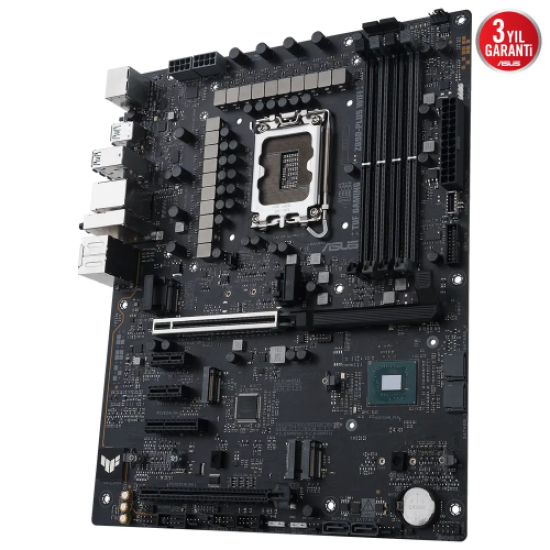 ASUS TUF GAMING Z890-PLUS WIFI, 9066MHz OC, 4xDDR5 4x M.2, HDMI, DP, Type-C, Wi-Fi 7, Bluetooth 5.4, Intel Core Ultra CPU(Seri 2), LGA1851 Soket, Gaming Anakart