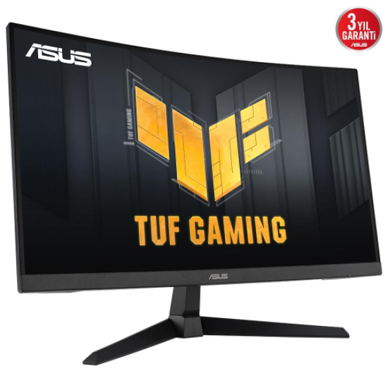 ASUS TUF GAMING VG27VQ3B 27’’ 1ms, 180Hz, Full HD Curved, DP, 2xHDMI, Hoparlör, Fast VA Panel, Düşük Mavi Işık, FreeSync Premium, GAMING Monitör