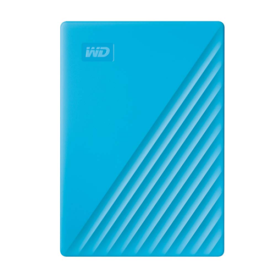 WD WDBYVG0020BBL-WESN, My Passport, 2TB, 2.5’’, USB3.2, Taşınabilir, Harici HDD, Mavi