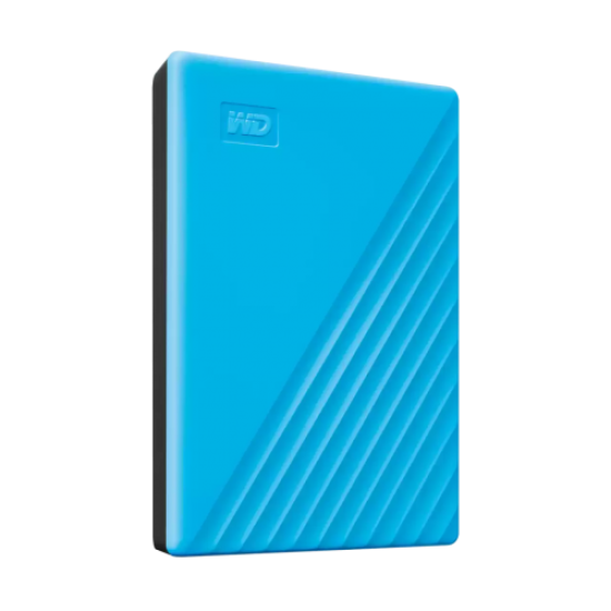WD WDBYVG0020BBL-WESN, My Passport, 2TB, 2.5’’, USB3.2, Taşınabilir, Harici HDD, Mavi