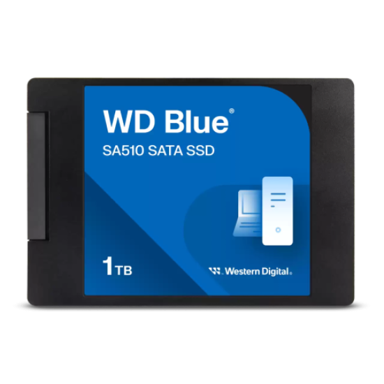 WD Blue SA510, WDS100T3B0A, 1TB, 560/510, 3D NAND, 2,5’’ SATA, SSD