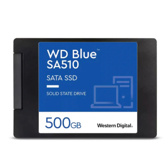 WD Blue SA510, WDS500G3B0A, 500GB, 560/510, 3D NAND, 2,5’’ SATA, SSD