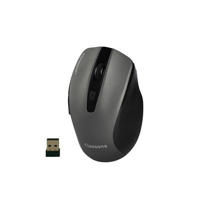 Classone WL600 Serisi Kablosuz Mouse 1600 DPI -Siyah/Gri