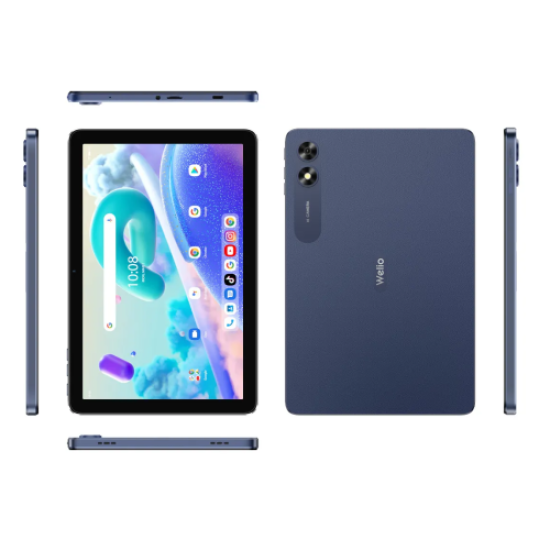 WELIO WPad Aura  10,1’’ Ekran, 4Gb Ram, 64Gb Hafıza, Wifi, Midnight Blue, Android Tablet (KVK Garantili)