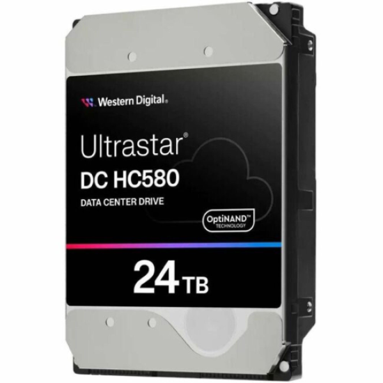 WD ULTRASTAR, WUH722424ALE6L4, 3.5’’, 24TB, 512Mb, 7200 Rpm, 7/24 Enterprise, DATA CENTER-GÜVENLİK-NAS-SERVER, HDD (DC HC580) (0F62796) (Türkiye Distribütörü Garantili)