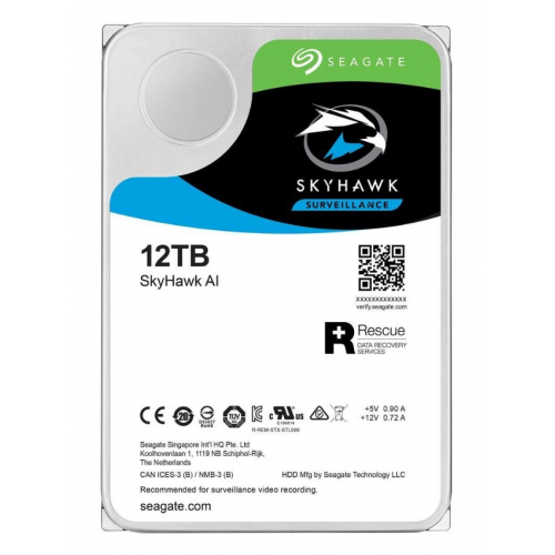 SEAGATE%20SKYHAWK%20AI,%20ST12000VE001,%203.5’’,%2012TB,%20256Mb,%207200Rpm,%20Güvenlik,%20HDD