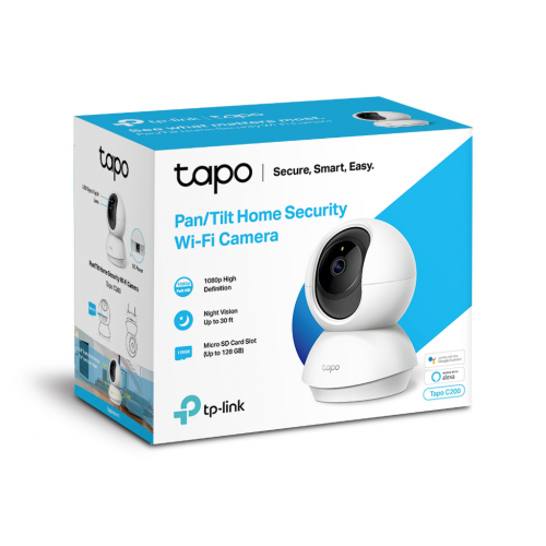 TP-LINK%20Tapo%20C200,%20Bebek/Ev%20Güvenlik%20Kamerası,%20WiFi,%201080P,%2010Mt%20Gece%20Görüşü,%20PAN/TILT,%20iki%20Yönlü%20Ses