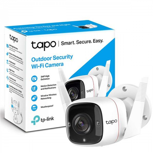 TP-LINK%20Tapo%20C310,%203,0Mpix,%20İç%20ve%20Dış%20Mekan,%20IP66,%20WiFi,%2030Mt.%20Gece%20Görüşü,%20İki%20Yönlü%20Ses%20Güvenlik%20Kamerası