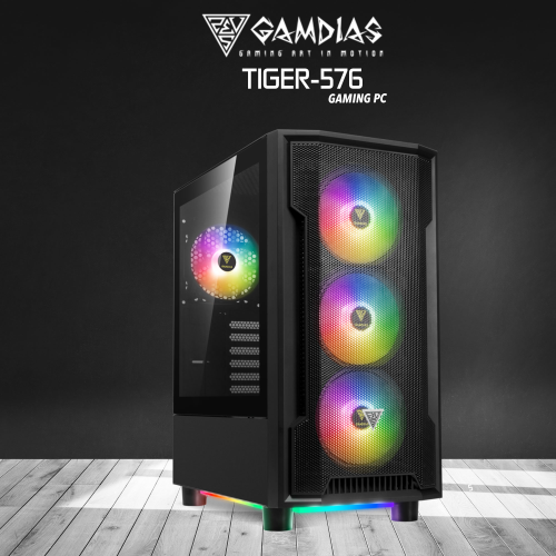 GAMDIAS%20TIGER-576,%20RYZEN%205%207600,%2016Gb%20DDR5%20Ram,%20512Gb%20NVMe%20SSD,%208Gb%20GDDR5%20RX580%20Ekran%20Kartı,%20750W%20Kasa,%20Free%20Dos%20GAMING%20PC