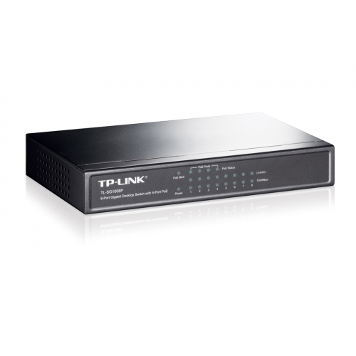 TP-LINK%20TL-SG1008P,%208%20Port,%20GigaBit,%20Metal%20Kasa,%204%20Port%20PoE,%2055W,%20Yönetilemez,%20Masaüstü%20Switch