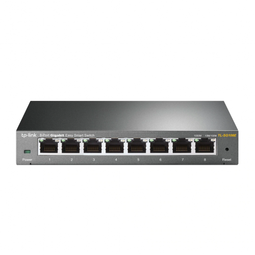 TP-LINK%20TL-SG108E,%208%20Port,%20GigaBit,%20Metal%20Kasa,%20Easy%20Smart,%20Yönetilebilir,%20Masaüstü%20Switch