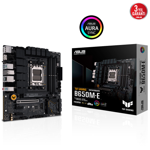 ASUS%20TUF%20GAMING%20B650M-E,%204xDDR5,%202x%20M.2,%20HDMI,%202xDP,%20Type-C,%20AMD%20Ryzen%207000%20Serisi,%20AM5%20Soket%20Anakart