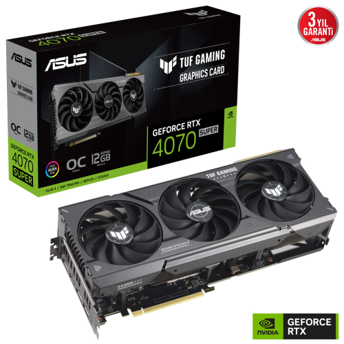 ASUS%20TUF-RTX4070S-O12G-GAMING,%20SUPER,%2012Gb,%20192Bit,%20GDDR6X,%201xHDMI,%203xDP%20GAMING%20Ekran%20Kartı