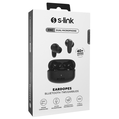 S-LINK%20TWS08,%20EARDOPES,%20Siyah,%20Bluetooth%205.2,%20Kablosuz,%20TWS%20Kulak%20içi,%20Dokunmatik%20Kontrol,%205saat%20Çalma%20Süresi,%20ENC%20Dual%20Microfonlu%20Kulaklık