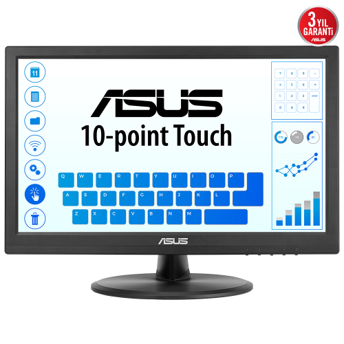 ASUS%20VT168HR%2015.6’’%205ms,%2060Hz,%20Dokunmatik,%20HDMI,%20D-Sub,%20Düşük%20Mavi%20Işık,%20FreeSync,%20TN%20Panel%20Monitör