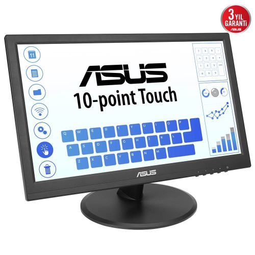 ASUS%20VT168HR%2015.6’’%205ms,%2060Hz,%20Dokunmatik,%20HDMI,%20D-Sub,%20Düşük%20Mavi%20Işık,%20FreeSync,%20TN%20Panel%20Monitör